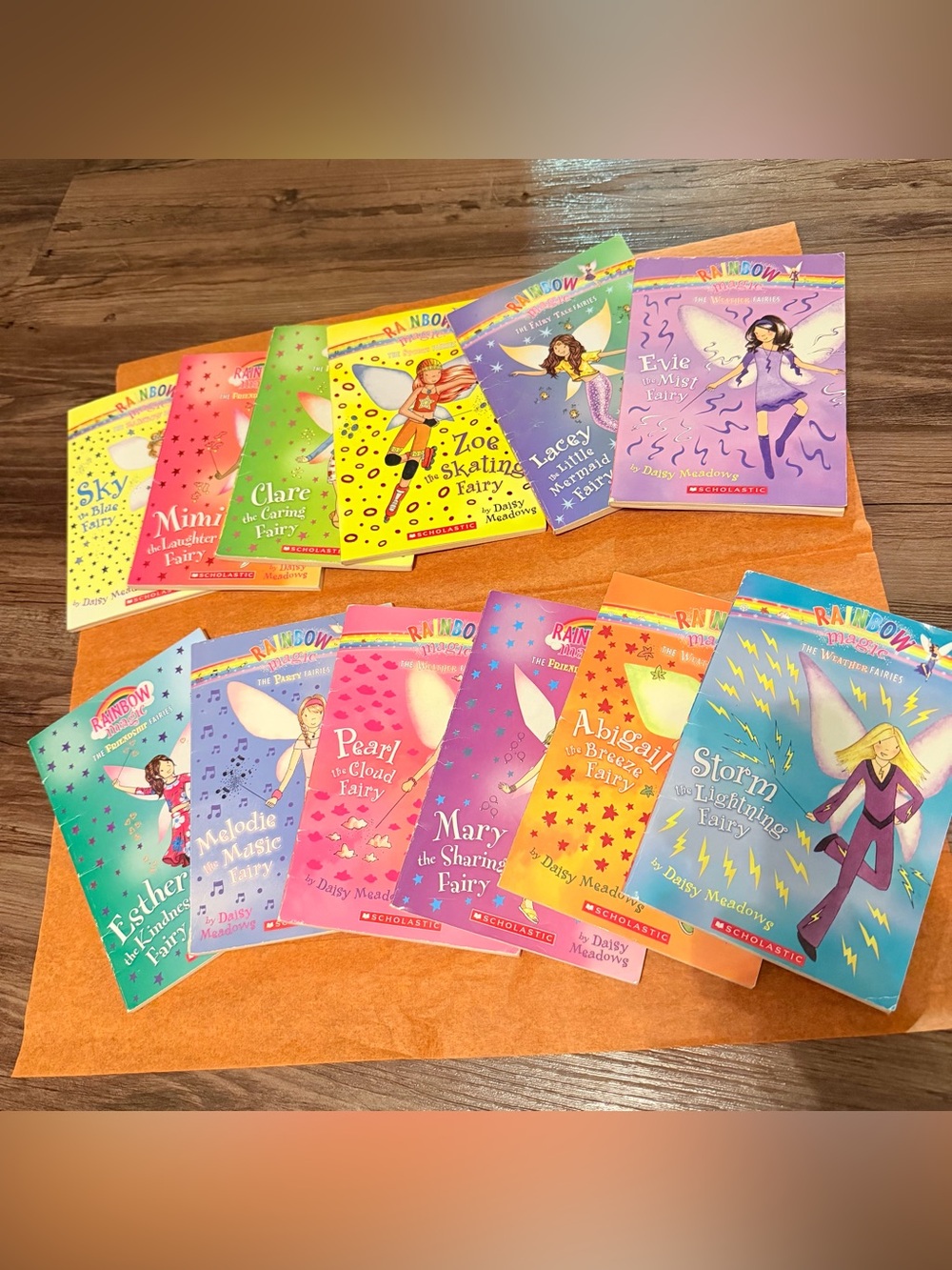 Lot of 12 Rainbow Magic Fairies by Daisy Meadows Paperback Scholastic